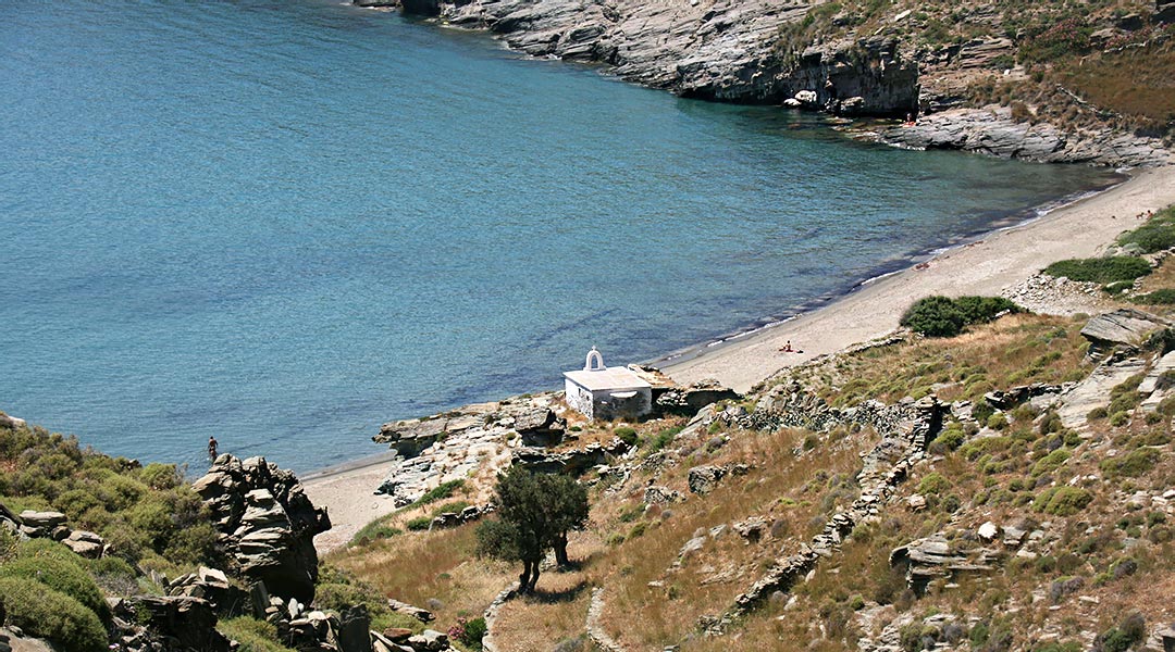 Chalkilimnionas beach, Andros Greece