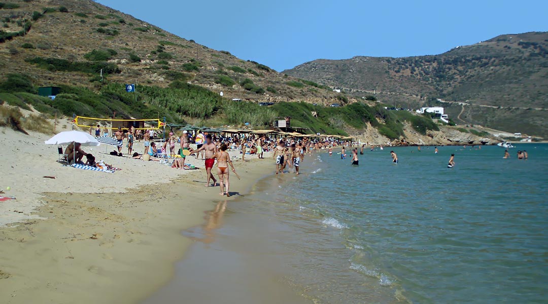 Chrissi Akti beach, Andros Greece