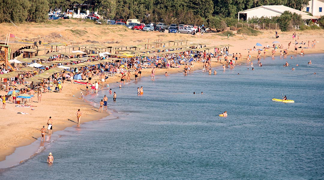 St. Peter's beach (Agios Petros beach), Andros Greece