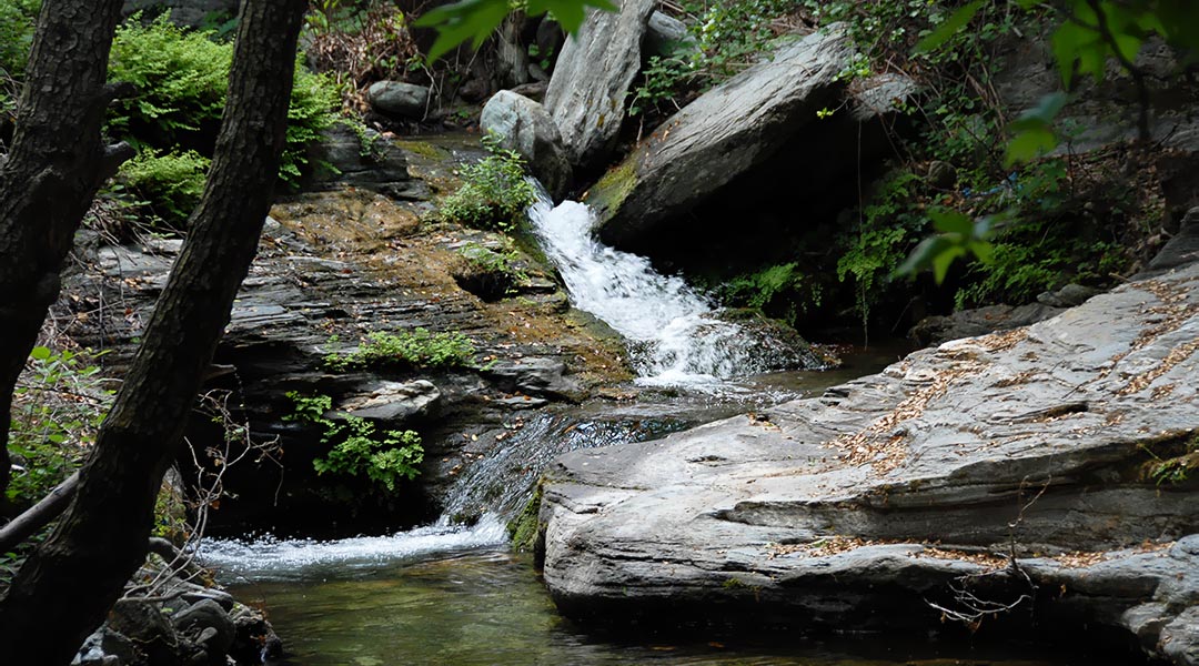 Experience the waterfalls, rivers & valleys in Andros Greece - Hiking in Andros Greece